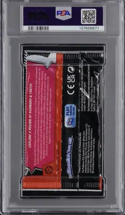 Pokemon Scarlet&Violet White Flare SEALED Booster Pack PSA 9 MINT - Image 2