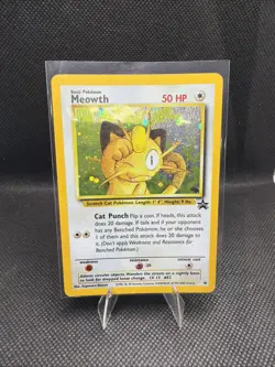 Pokemon Meowth Promo 10 - Black Star - Holo Rare 50 HP - Image 1