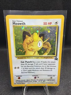 Pokemon Meowth Promo 10 - Black Star - Holo Rare 50 HP - Image 2