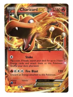 Charizard EX Pokemon XY - Flashfire Holo 11/106 - Image 1