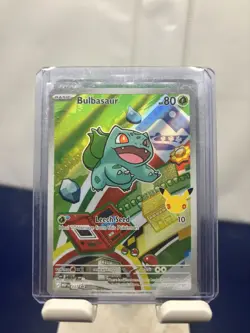 Pokemon TCG Bulbasaur 037 Promo Illustration First Partner 30th Anniversary NM - Image 1