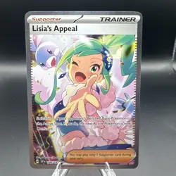Pokemon Lisia's Appeal 246/191 Sv08: Surging Sparks Holo Full Art FA Trainer NM - Image 1