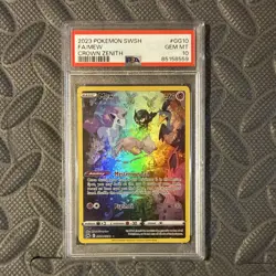 Pokemon Mew GG10/GG70 Crown Zenith Galarian Gallery Full Art Holo PSA 10 - Image 1
