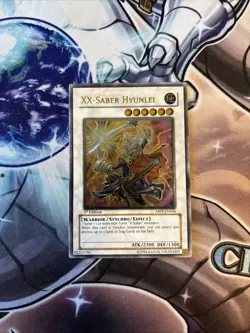XX-Saber Hyunlei (UTR) ABPF-EN044 1st Edition YUGIOH VLP (WNU) - Image 1