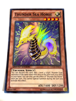 Thunder Sea Horse - CT10-EN016 - Super Rare - Limited Edition - NM Yugioh! - Image 1