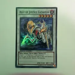 Yugioh Ally Of Justice Catastor CT10-EN006 Super Rare Limited Edition NM - Image 1