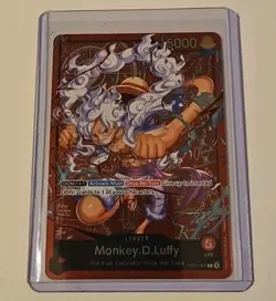 One Piece Learn Together Promo Monkey D Luffy Leader #ST21-001 - Image 1