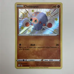 Clobbopus SV072/SV122 Shiny Holo Shining Fates Pokemon Card - Image 1