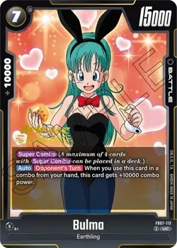 Wish For Shenron Release Event Cards Bulma FB07-113 Uncommon - Image 1