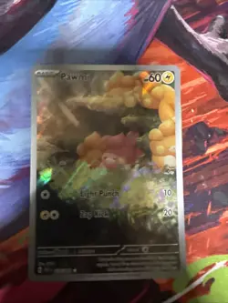 Pokemon Pawmi Sir TCG Illustration Rare Card 226/091 Paldean Fates - Image 1
