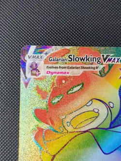 Galarian Slowking Vmax 207/198 Holo Ultra Rare Chilling Reign Pokemon Card - Image 2