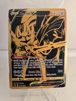 Zacian V SWSH076 SWSH: Sword & Shield Promo Cards Holo Sealed - Image 1