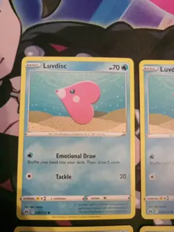Pokemon Crown Zenith ×4 Luvdisc #035 Common Near Mint Playset - Image 2