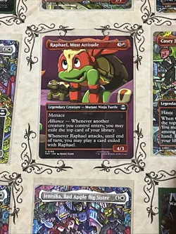 TMNT Magic The Gathering Borderless Card Lot 9x Near Mint Cards All Sleeved - Image 3