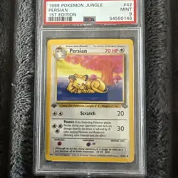 PERSIAN 1999 JUNGLE 42/64 CGC MINT + 9.0 PSA Card Value $43.91 - Image 1