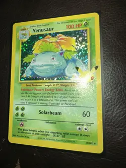 Pokemon TCG Celebrations Venusaur Holo Rare Card #15/102 Classic Collection NM - Image 3