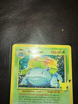 Pokemon TCG Celebrations Venusaur Holo Rare Card #15/102 Classic Collection NM - Image 5