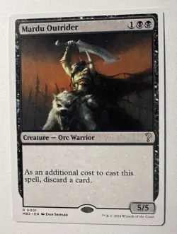 Mardu Outrider White Border Mystery Booster 2 MTG Magic Card - Image 1