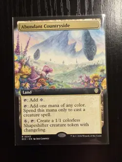 MTG ECC - Abundant Countryside (Extended Art) Regular - Image 1
