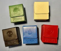 x5 Vintage Ultra Pro Magic The Gathering Flip Deck Box Mana Symbols MTG 2010 - Image 1