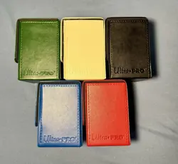 x5 Vintage Ultra Pro Magic The Gathering Flip Deck Box Mana Symbols MTG 2010 - Image 3
