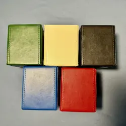 x5 Vintage Ultra Pro Magic The Gathering Flip Deck Box Mana Symbols MTG 2010 - Image 4