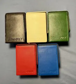 x5 Vintage Ultra Pro Magic The Gathering Flip Deck Box Mana Symbols MTG 2010 - Image 5