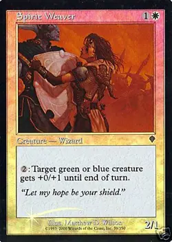 MTG - Invasion - Spirit Weaver - Foil - NM - Image 1