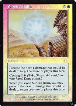 MTG - Onslaught - Sunfire Balm - Foil - NM - Image 1