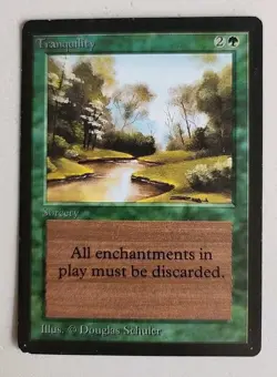 Tranquility Limited Edition - Beta Edition Regular LP Lightly Played MTG - Image 1