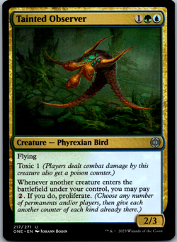 Tainted Observer Phyrexia: All Will Be One NM - Image 1