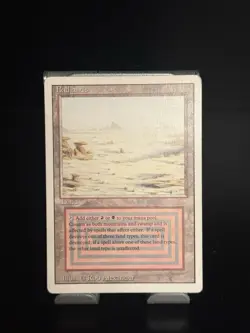 Magic: The Gathering Badlands Revised Edition Rare Land Rob Alexander - Image 1