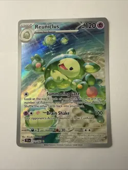 Reuniclus 171/162 Illustration Rare 2024 Pokemon Temporal Forces Card NM+ - Image 1