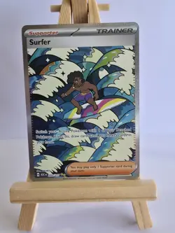 Pokemon TCG Surfer Trainer-Supporter Full Art Holo Rare Ascended Heroes 293/217 - Image 1