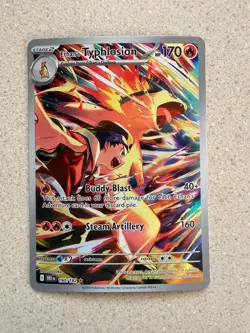 Ethan's Typhlosion 190/182 Illustration Rare Destined Rivals Pokemon Near Mint - Image 1