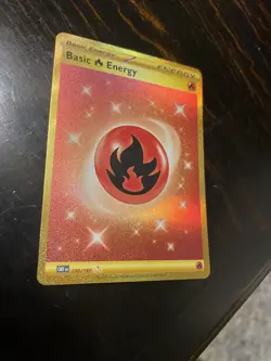 Pokemon Obsidian Flames Basic Fire Energy 230/197 Holo, NM - Image 1