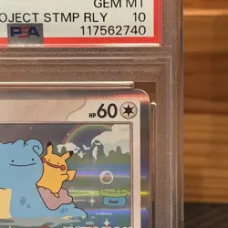 Pokemon TCG Ditto Holo Metamong Project Stamped Promo PSA 10 Korean 2025 - Image 3
