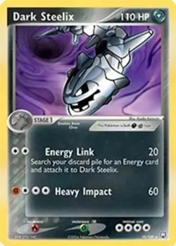 Dark Steelix (#10/109) - Holofoil EX - Team Rocket Returns HP Pokemon - Image 1