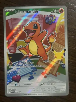 Pokemon TCG Charmander 038 MEP Black Star Promo Holo 30th Anniversary NM Raw - Image 1