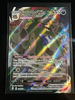 Garbodor VMAX 101/203 SWSH07: Evolving Skies - Pokemon TCG - Ultra Rare - Image 1