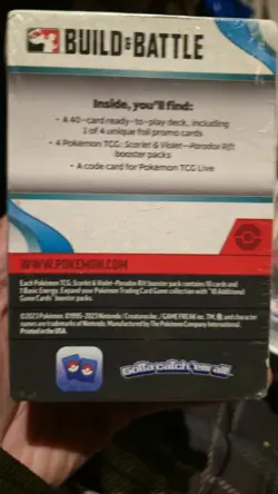 Pokemon Scarlet and Violet Paradox Rift Battle Box Set New - Image 2