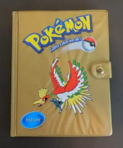 Toysite Pokemon 4 pocket Ho oh Mini Binder Vintage 2000 GOOD CONDITION - Image 1