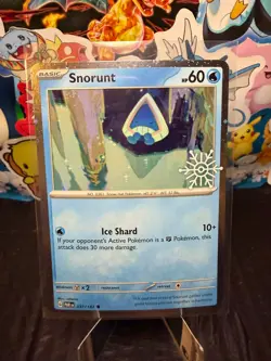 Snorunt 037/182 - Snowflake Stamp - Holiday Calendar - Pokemon TCG - DMG - Image 1