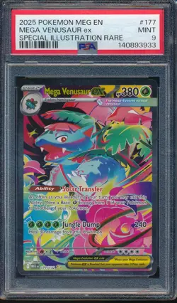 2025 Pokemon MEG EN-Mega Evolution 177 Mega Venusaur EX Spec. Illustration Rare - Image 1