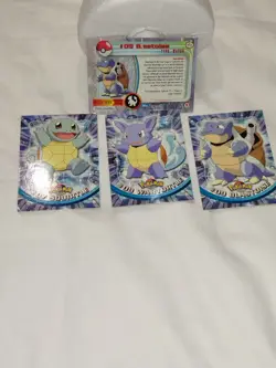 2000 Topps Pokemon Chrome Blastoise Spectra #9 Rare - Image 1