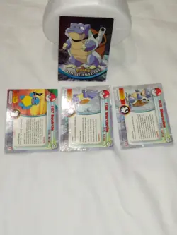 2000 Topps Pokemon Chrome Blastoise Spectra #9 Rare - Image 2