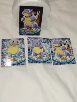 2000 Topps Pokemon Chrome Blastoise Spectra #9 Rare - Image 3