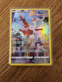 Pokemon Latias GG20/GG70 Full Art Ultra Rare Holo Crown Zenith Galarian Gallery - Image 1