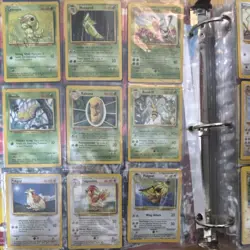 Pokemon TCG Base Set Binder Lot Charizard Blastoise Pikachu Wizards 1999 Vintage - Image 2