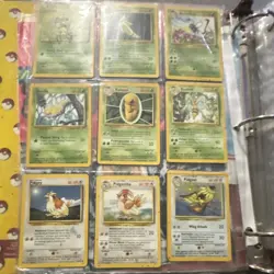 Pokemon TCG Base Set Binder Lot Charizard Blastoise Pikachu Wizards 1999 Vintage - Image 4